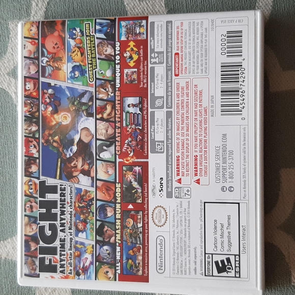 Nintendo Super Smash Bros 3DS Game - Picture 3 of 3
